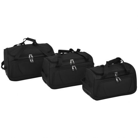 Set de valize, 3 piese, negru