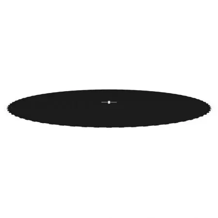 Podea din panza pentru trambulina rotunda de 3.96 m, negru, 3.96 m