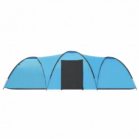 Cort camping tip iglu, albastru, 240 x 190 cm