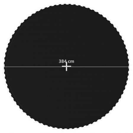 Podea din panza pentru trambulina rotunda de 4.27 m, negru, 4.27 m