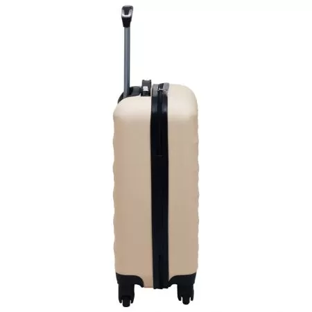 Set de valize cu carcasa rigida, 2 piese, auriu, 76 x 48 x 28 cm