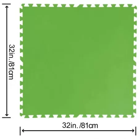 Set 9 bucati protectii de podea piscina flowclear, verde