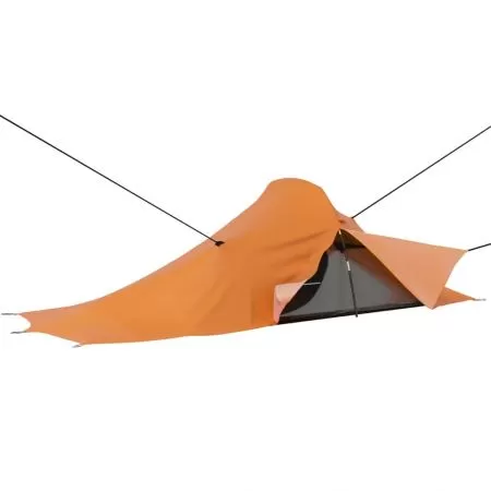 Cort de camping, portocaliu si gri, 140 x 100 cm