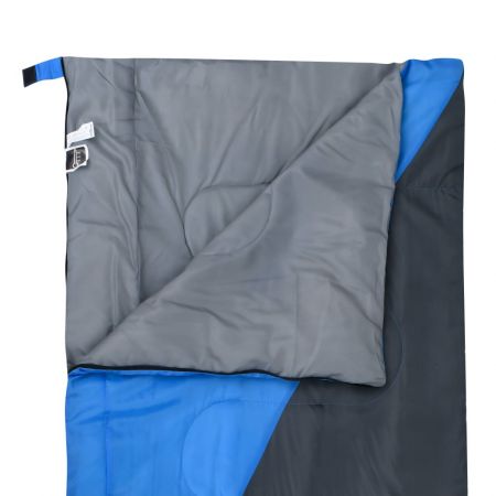 Set 2 bucati saci de dormit tip plic usori, albastru
