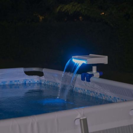 Cascada cu LED Flowclear Soothing, alb, 34 x 24 x 32 cm