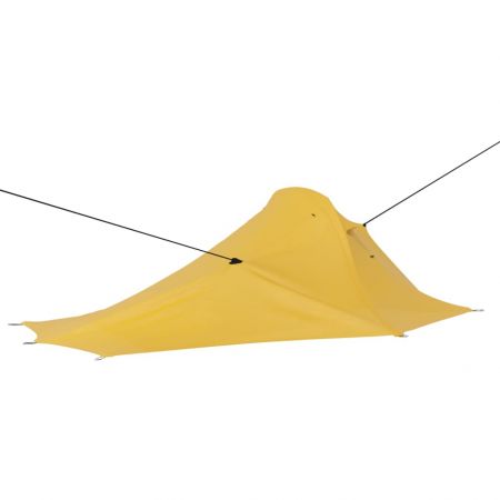 Cort de camping, galben, 140 x 100 cm