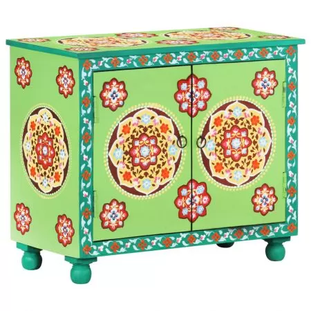  Dulap vopsit manual, multicolor, 70x35x60 cm, lemn mango