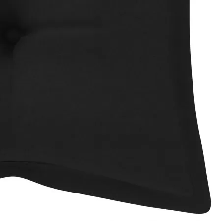 Banca balansoar cu perna neagra, negru, 120 x 60 x 57.5 cm