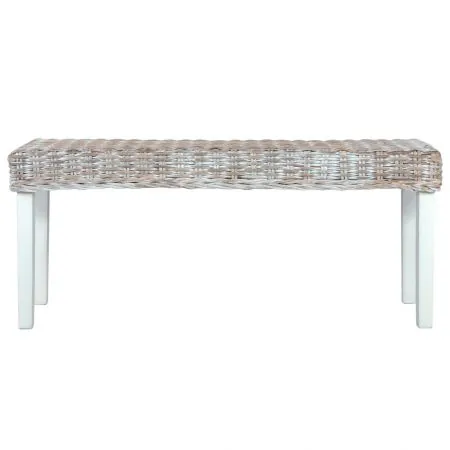 Banca, alb, 110 x 35 x 45 cm