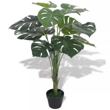  Plantă artificială Monstera cu ghiveci 70 cm, verde