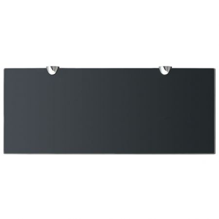 Set 2 bucati rafturi suspendate, negru, 50 x 20 cm