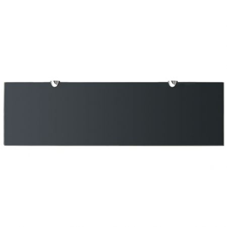 Set 2 bucati rafturi suspendate, negru, 70 x 20 cm