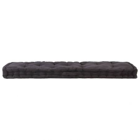 Set 2 bucati perne de canapea din paleti, negru, 120 x 40 x 7 cm & 120 x 80 x 10 cm