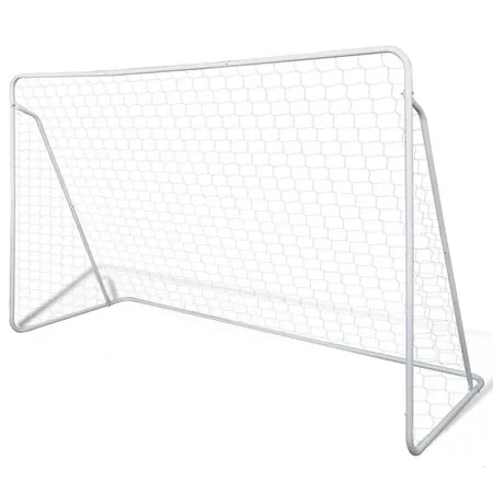  Set poartă de fotbal, 240x90x150 cm, plasă și oțel calitativ