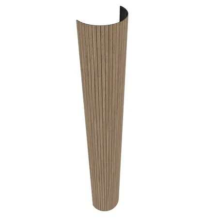 Set 4 buc Riflaj acustic flexibil,nuc,240x60x0.8cm
