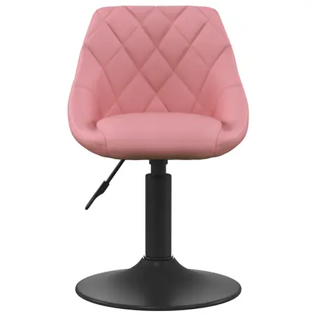  Scaun Bar Roz 46x44x(62,5-77,5) cm Catifea