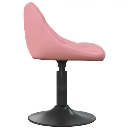  Scaun Bar Roz 46x44x(62,5-77,5) cm Catifea