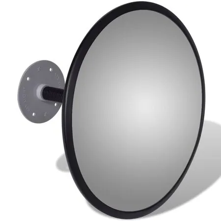 Oglindă rutieră acrilică convexă de interior 30 cm negru