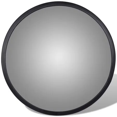 Oglindă rutieră acrilică convexă de interior 30 cm negru