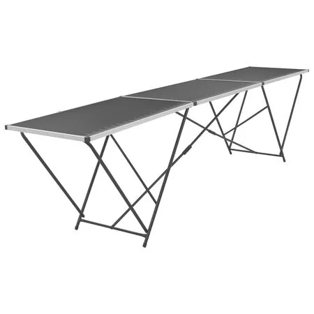  Masă de lipire pliabilă, 300 x 60 x 78 cm, MDF și aluminiu