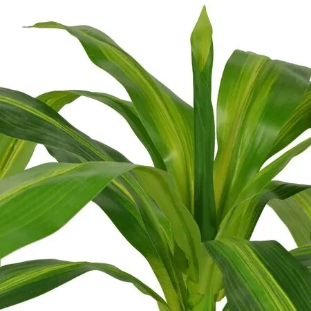  Plantă Dracena artificială cu ghiveci, 100 cm, verde