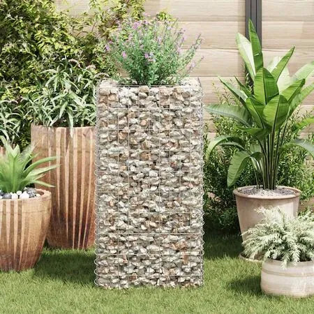  Strat înălțat gabion, 50 x 50 x 100 cm, oțel