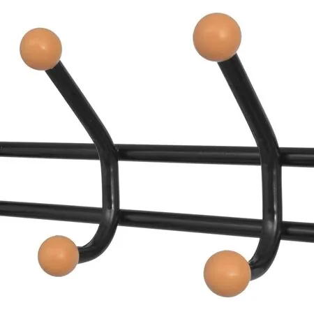  Cuier cu rafturi pentru pantofi, 68 x 32 x 182,5 cm, negru