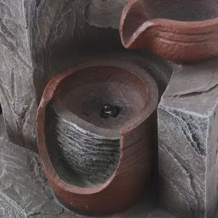  Fântână de interior cu iluminare LED, polirășină