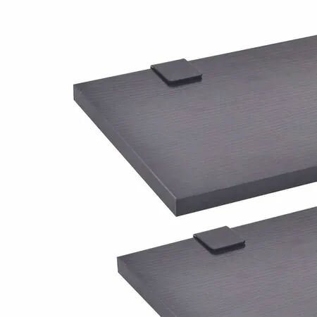  Set de mobilier de baie cu 7 piese și chiuvete incluse, negru