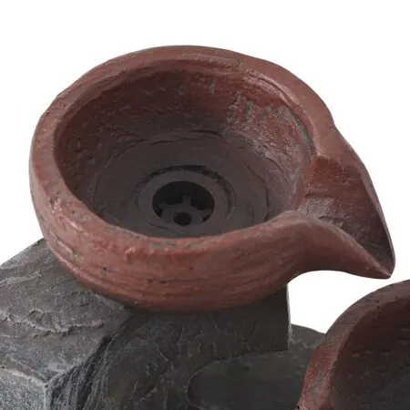  Fântână de interior cu iluminare LED, polirășină