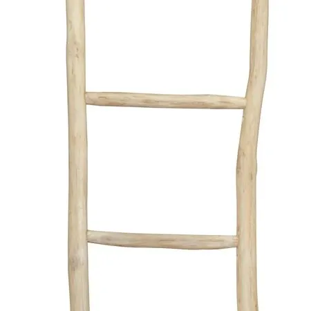  Scară pentru prosoape cu 5 trepte, tec, 45x150 cm, natural