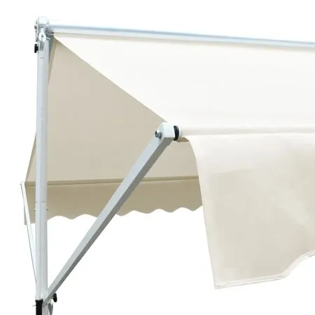  Copertină cu structură independentă, crem, 3 x 3 m