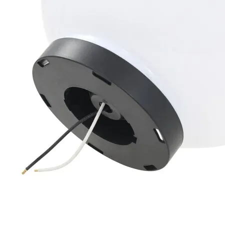  Lămpi bol cu LED 2 buc, sferice, 25 cm, PMMA