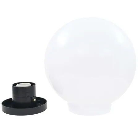  Lămpi bol cu LED 2 buc, sferice, 25 cm, PMMA