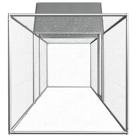  Coteț pentru păsări, 5 x 1 x 1,5 m, oțel galvanizat