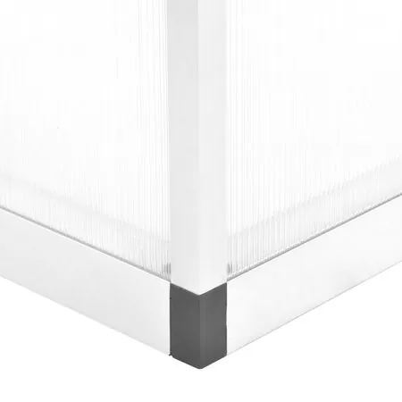 Seră, 13,41 m³, 362x190x195 cm, aluminiu