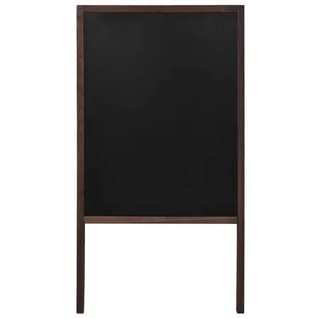  Tablă neagră cu două fețe, lemn cedru, verticală, 60 x 80 cm