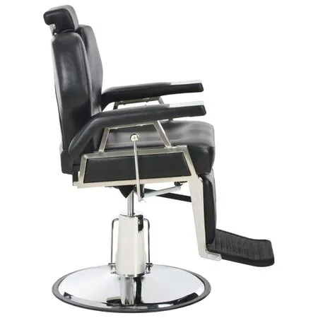  Scaun frizer, negru, 72 x 68 x 98 cm, piele ecologică