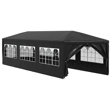  Cort pentru petrecere, 3 x 9 m, antracit