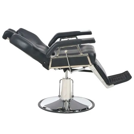  Scaun frizer, negru, 72 x 68 x 98 cm, piele ecologică