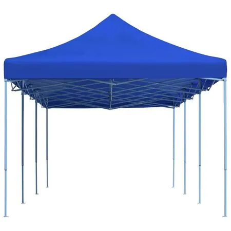  Cort de petrecere pliabil, albastru, 3 x 9 m