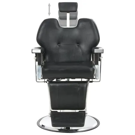  Scaun frizer, negru, 72 x 68 x 98 cm, piele ecologică