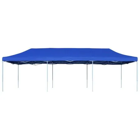  Cort de petrecere pliabil, albastru, 3 x 9 m