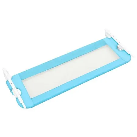  Balustradă protecție pat copii, albastru, 120x42 cm, poliester