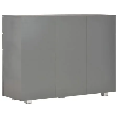  Dulap, gri extralucios, 107x35x80,5 cm