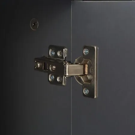  Dulap, gri extralucios, 107x35x80,5 cm