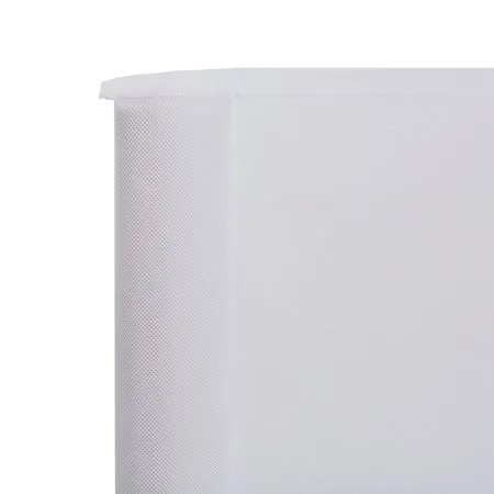  Paravan anti-vânt cu 3 panouri, nisipiu, 400 x 160 cm, textil