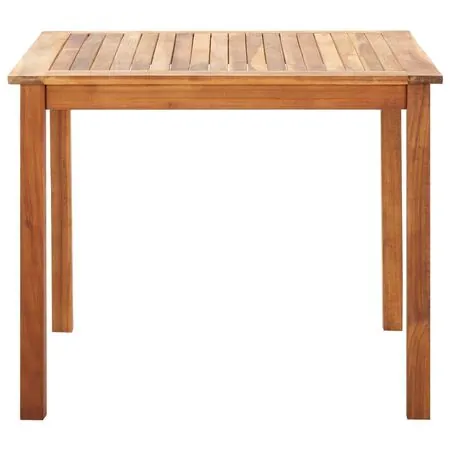  Set mobilier de exterior, 5 piese, gri, poliratan, lemn acacia