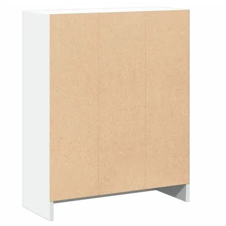  Bibliotecă, alb, 60x24x76 cm, lemn compozit