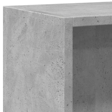  Bibliotecă, gri beton, 80 x 24 x 75 cm, PAL